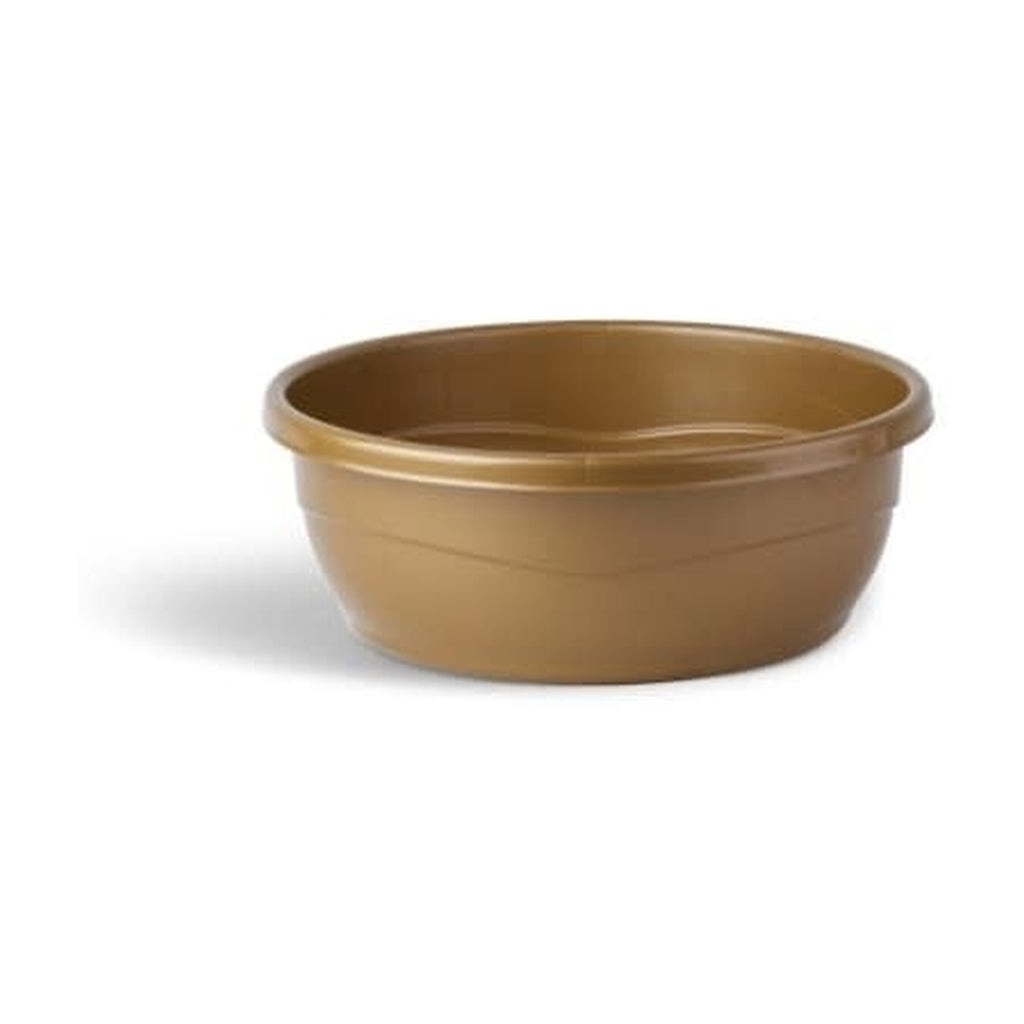 Plastic Washing Bowl, Gold