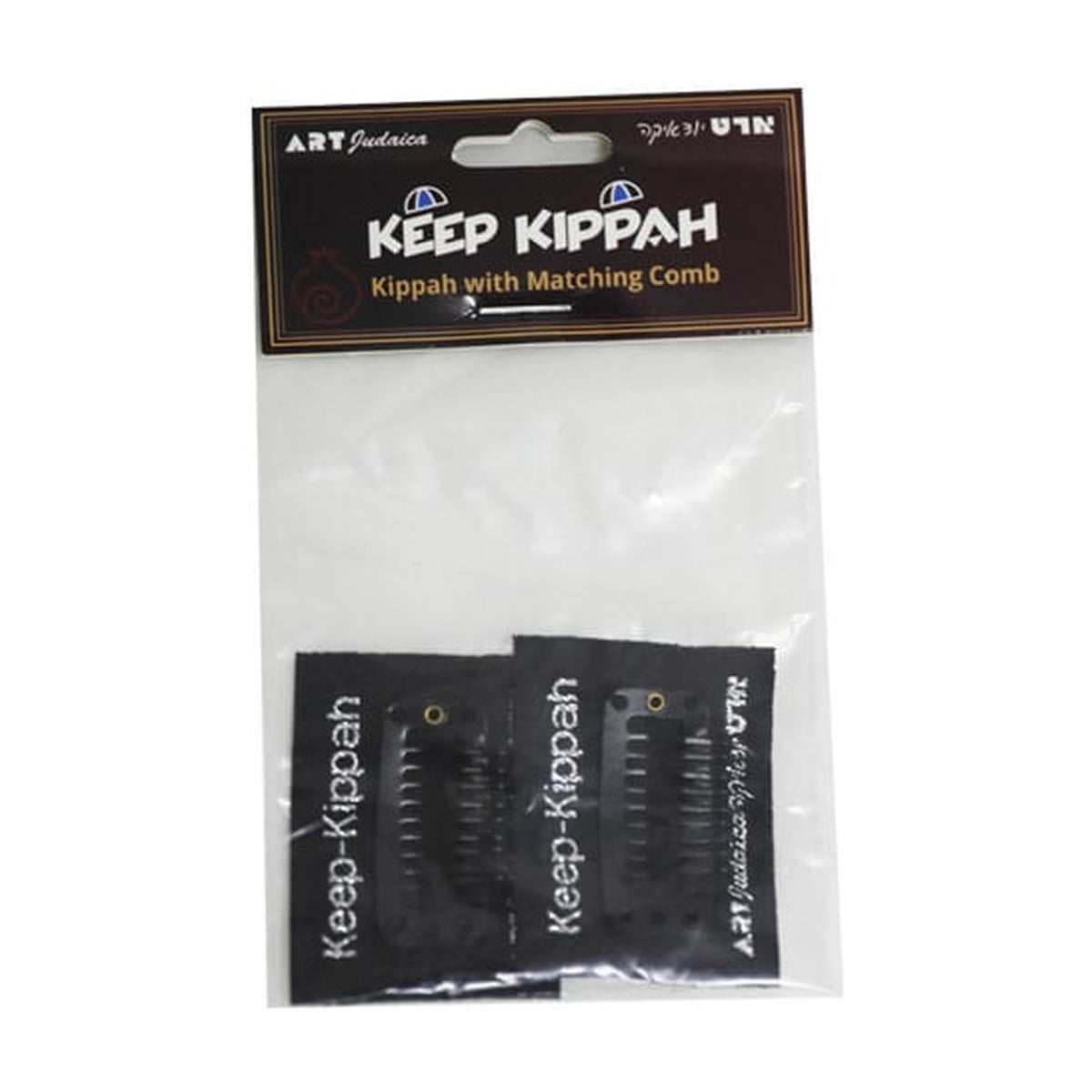 Wig-Style Kippah Clip, 2-pack