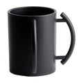 Acrylic Washing Cup, Black with Black Handles