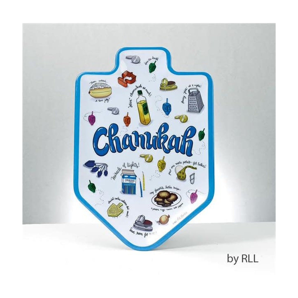Chanukah Tray Dreidel Shape