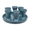 Kiddush Set with Round Tray