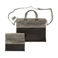 Leatherette Tallit & Tefillin Bag Set with Handles/Straps