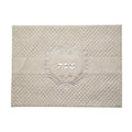 Leatherette Challah Cover, Grey