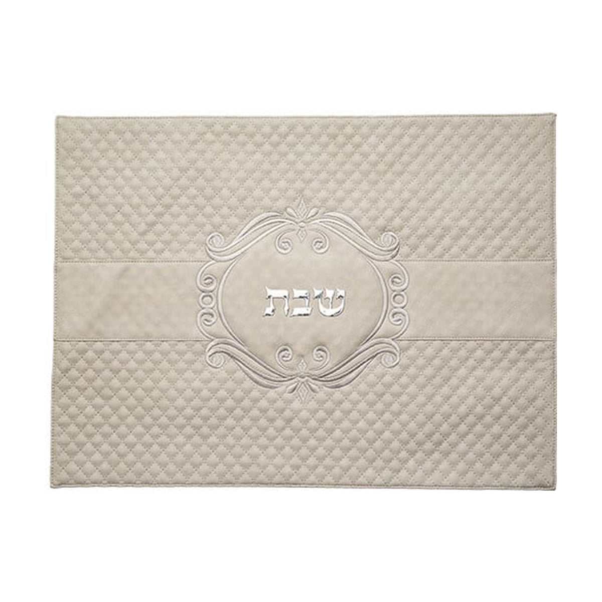 Leatherette Challah Cover, Grey