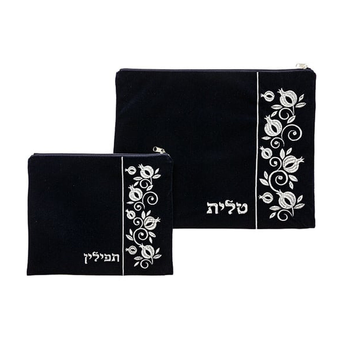 Tallit and Tefillin Bag Set, Velvet