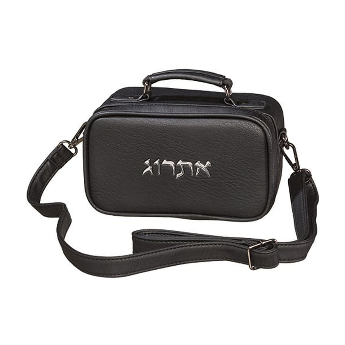 Leatherette Etrog Box, Black