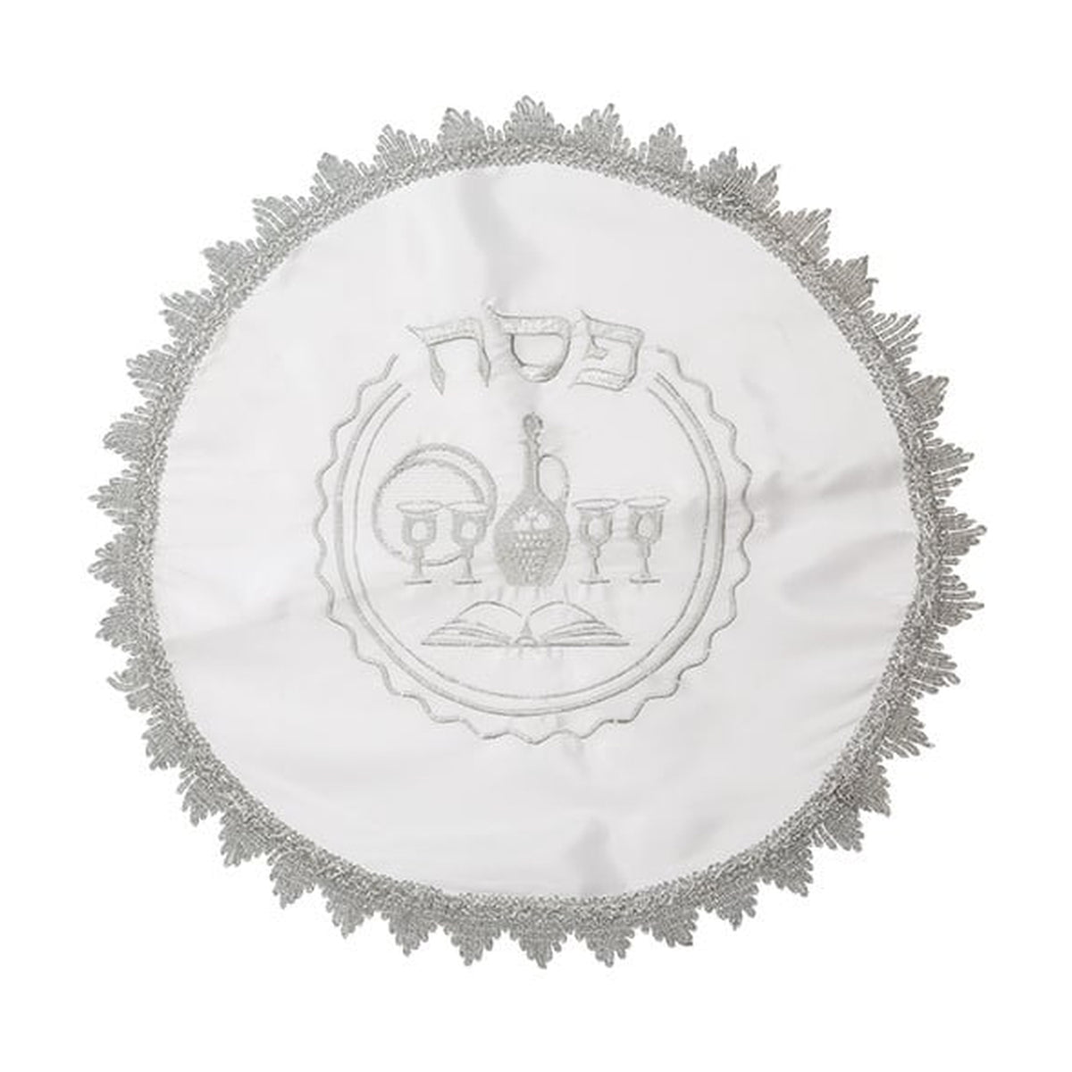 Matzah Cover, Satin, With Embroidery