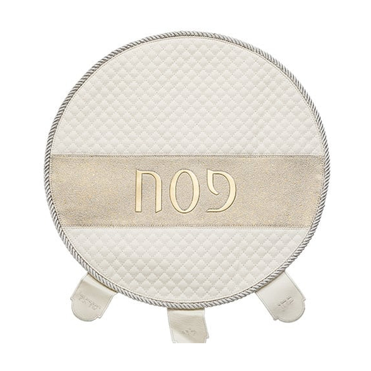 Matzah Cover, Leatherette, Gold