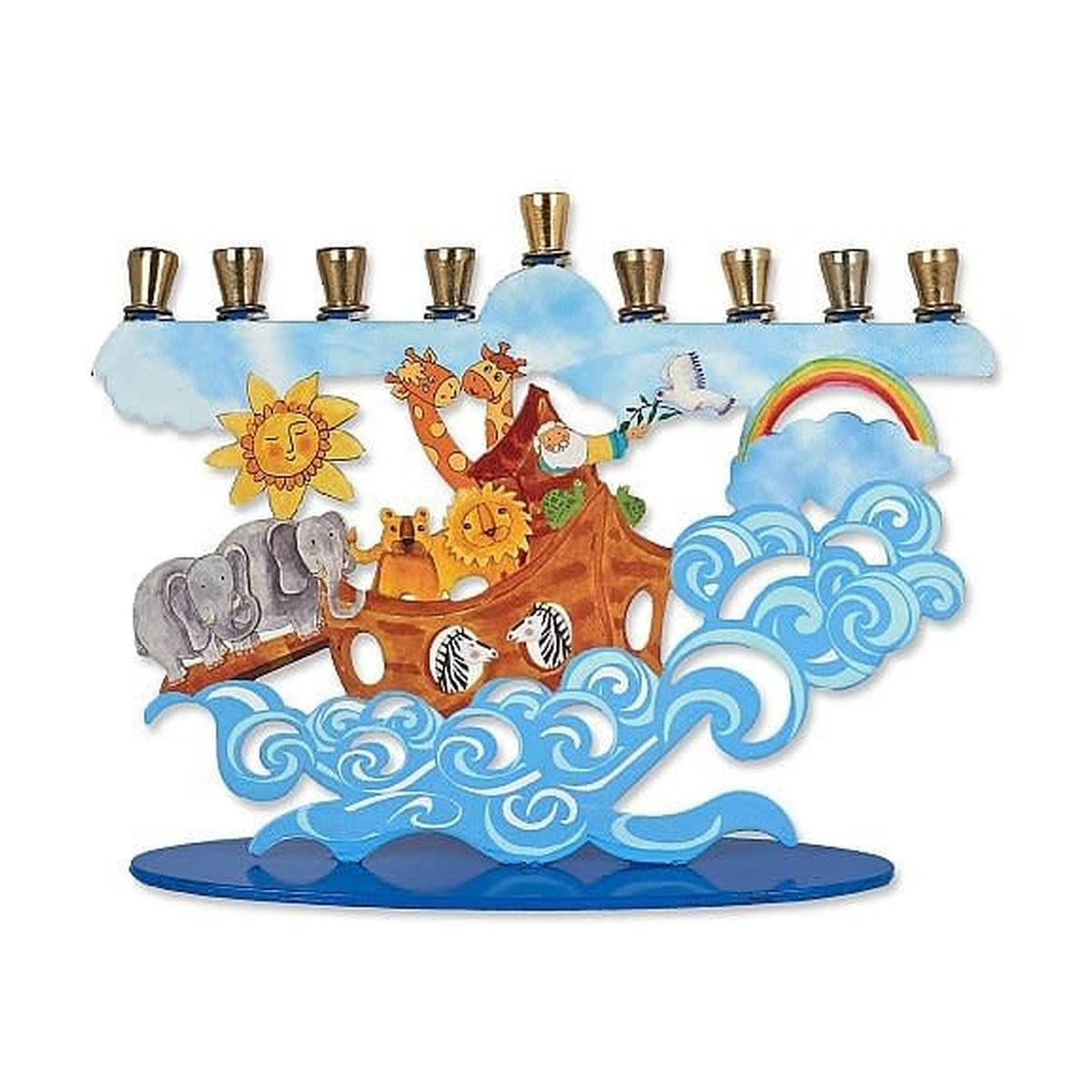 Noah's Ark Menorah