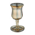 Elijah Cup with Tray, Crystal, Gold