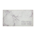 Glass Drip Tray - Grey Marble