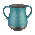 Washing Cup, Aluminum with Teal Enamel