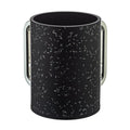 Acrylic Washing Cup 13 cm - Black with Silver Sparkles