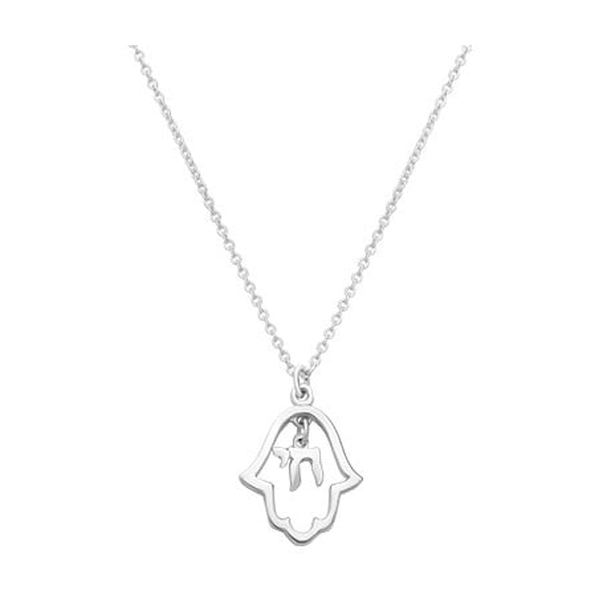 Necklace - 925 Sterling Silver Hamsa