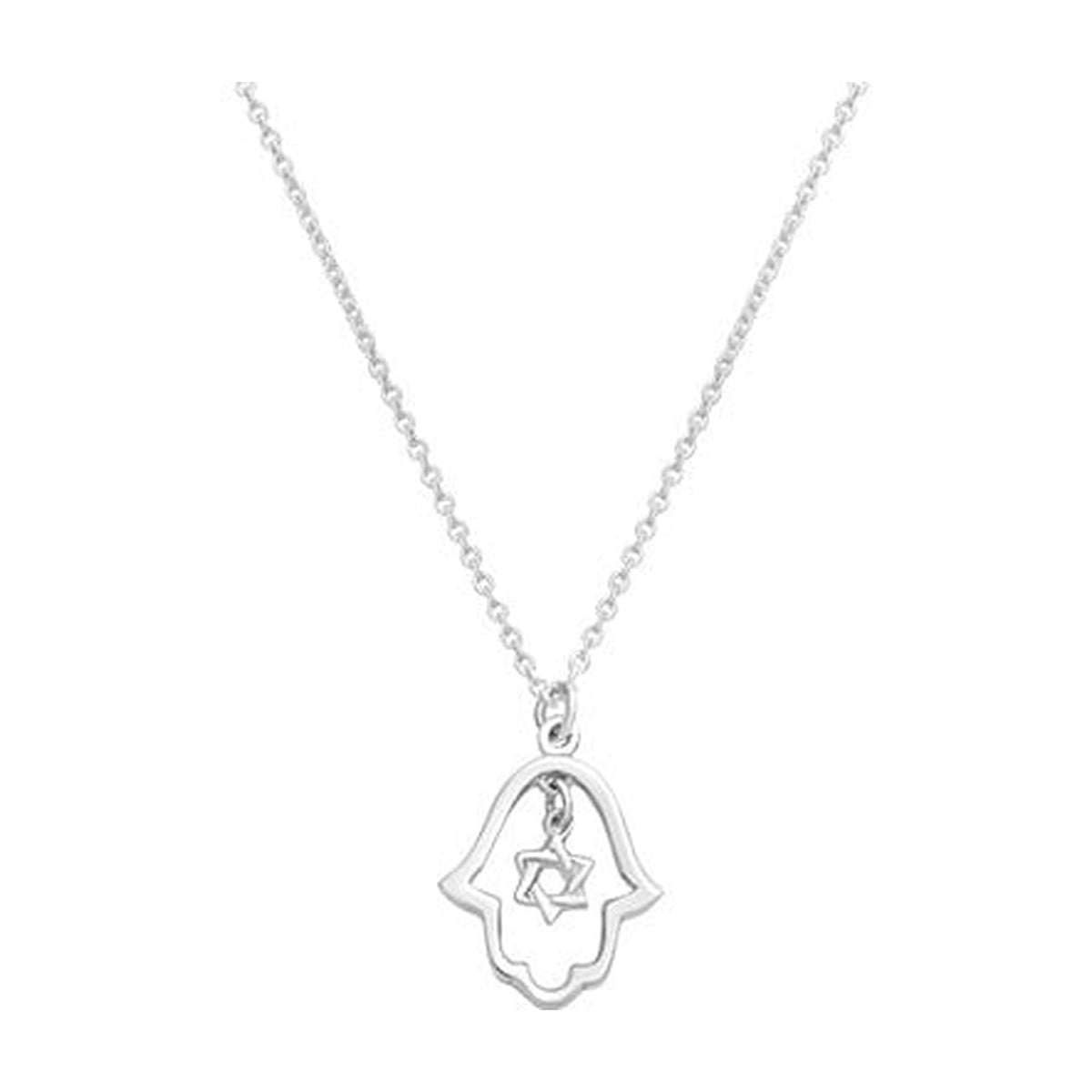 Necklace - 925 Sterling Silver Hamsa