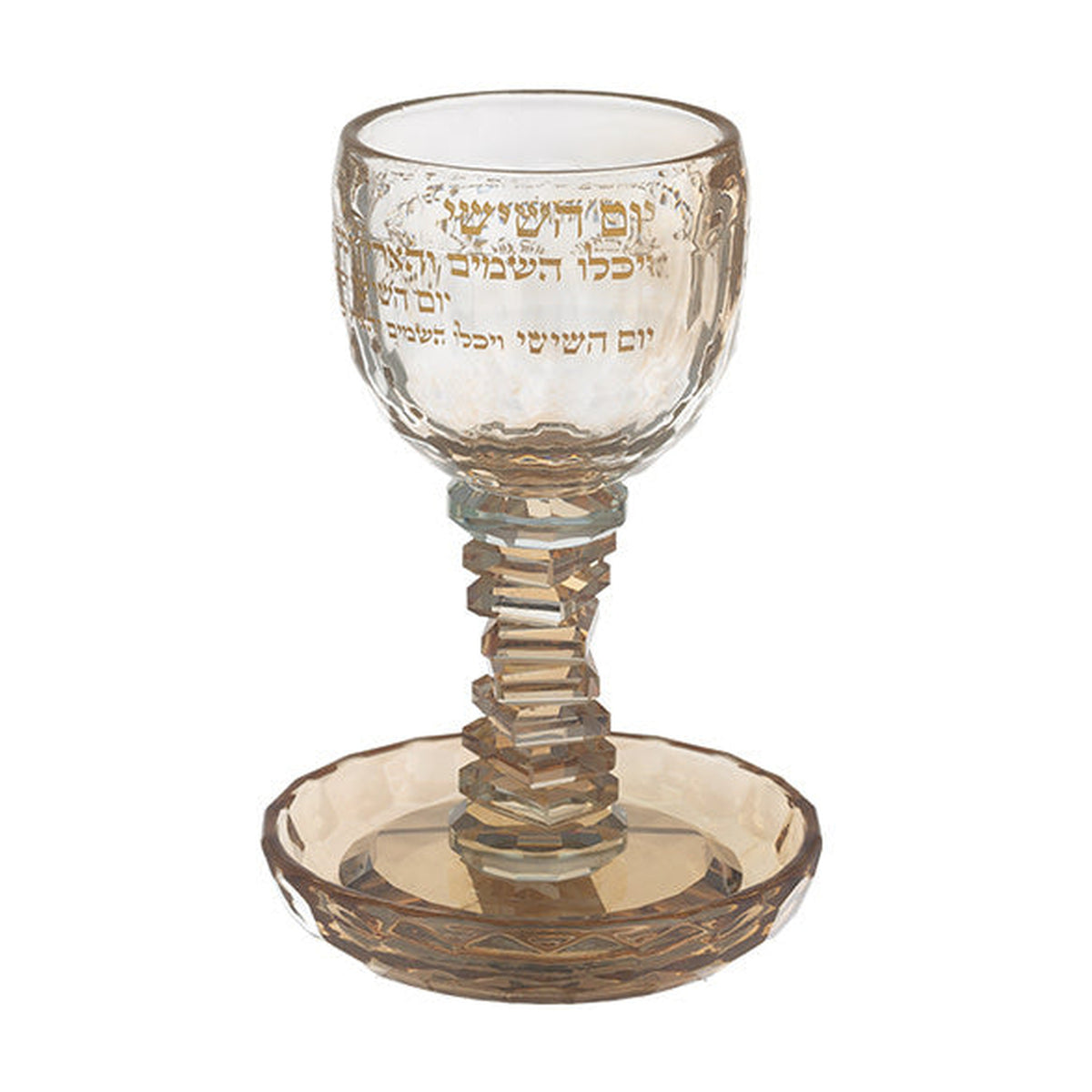 Kiddush Cup Set, Stemmed, Crystal