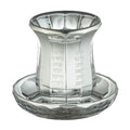 Kiddush Cup Set, Crystal