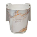 Orange Marble Washing Cup - Bamboo