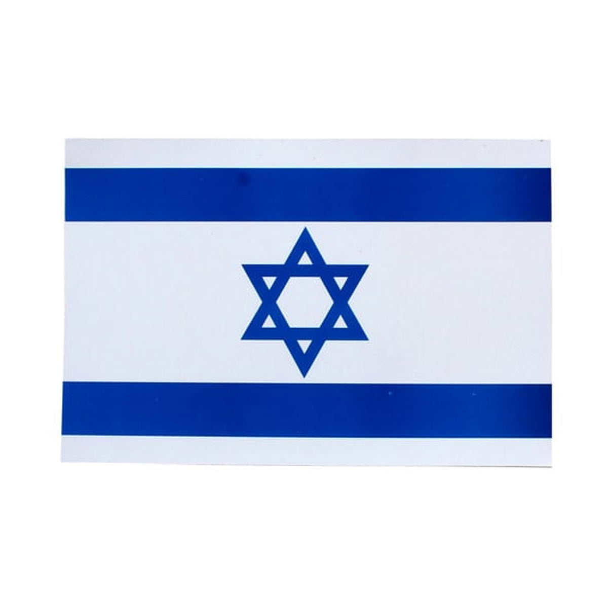 Israeli Flag Magnet, 8¼ x 5½ inch (21 x 14 cm)