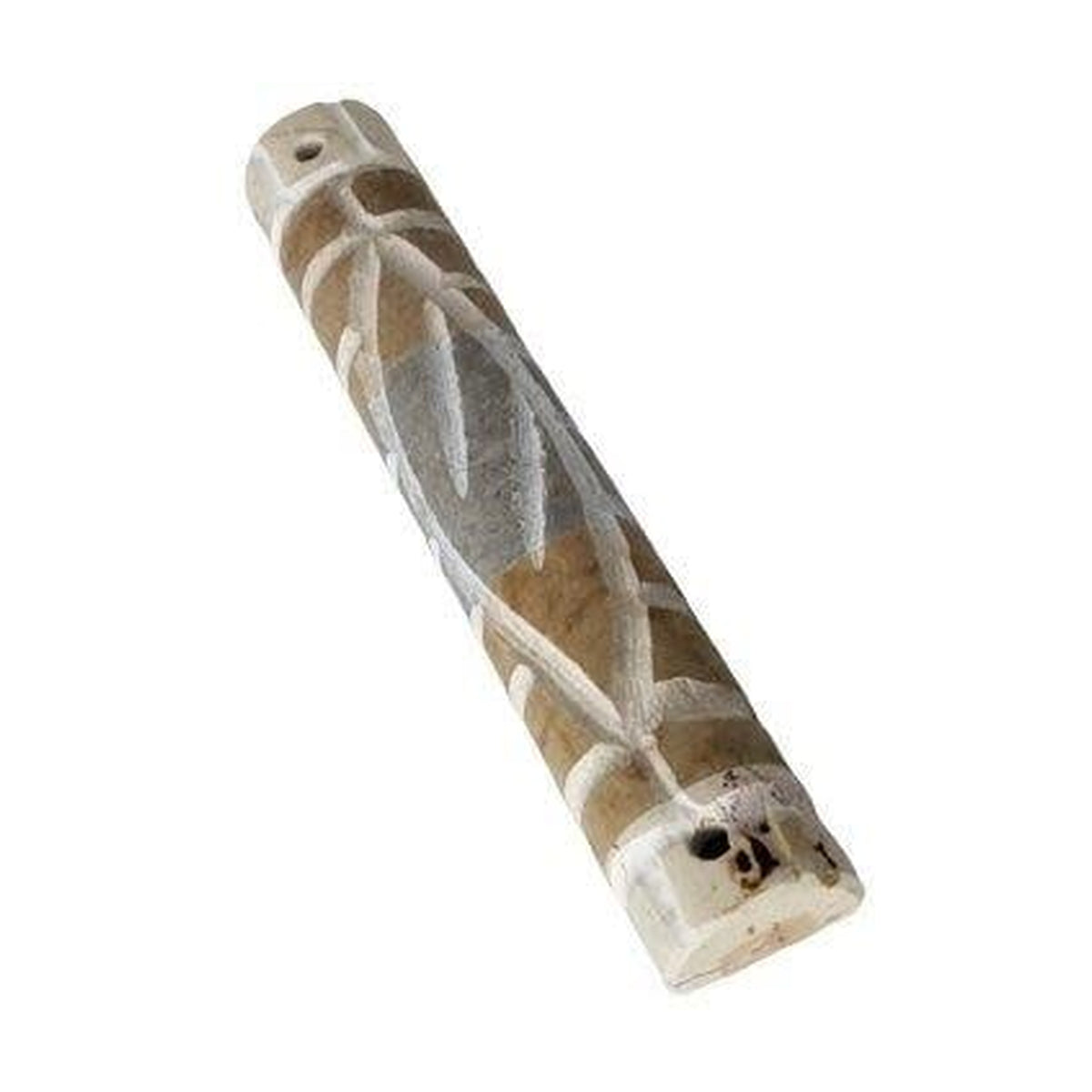 Jerusalem Stone Mezuzah Case, 10cm