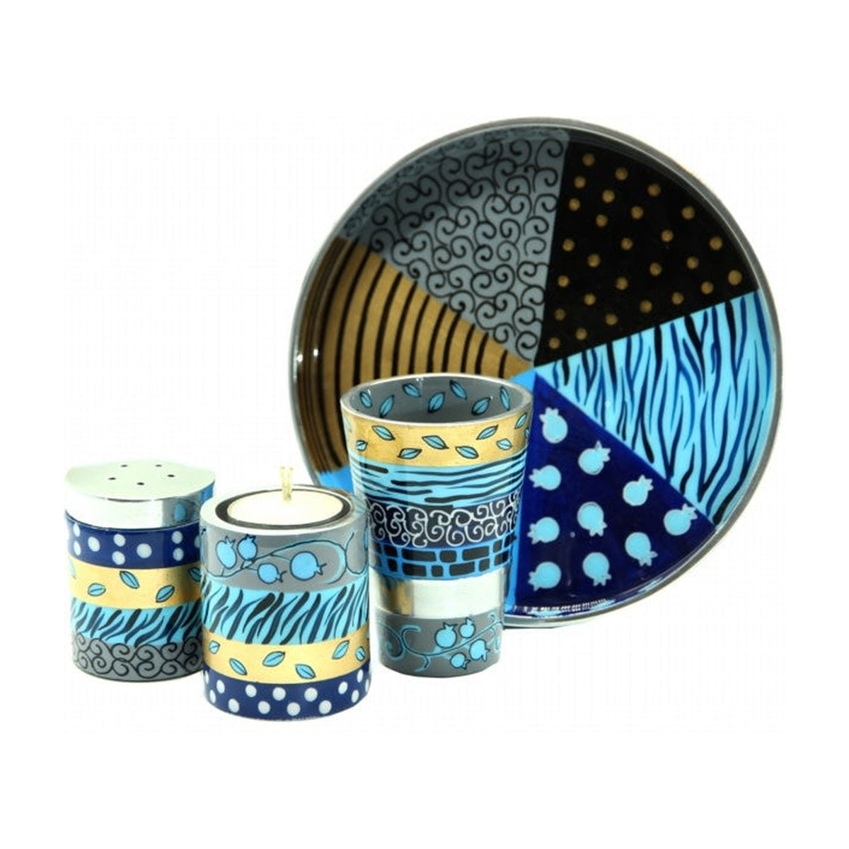 Havdallah Set with Round Tray