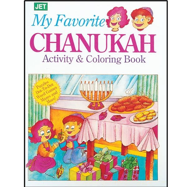 Chanukah Activity & Colouring Book
