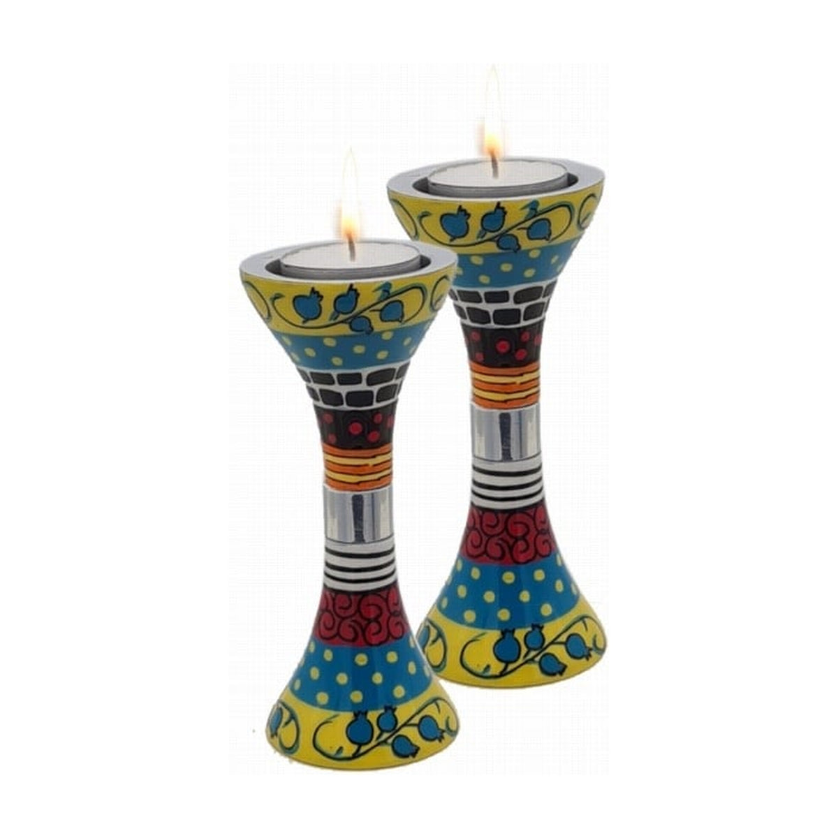 Candle Holders 12 Cm Yellow