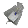 Mini Tehillim in Organza Pouch, White