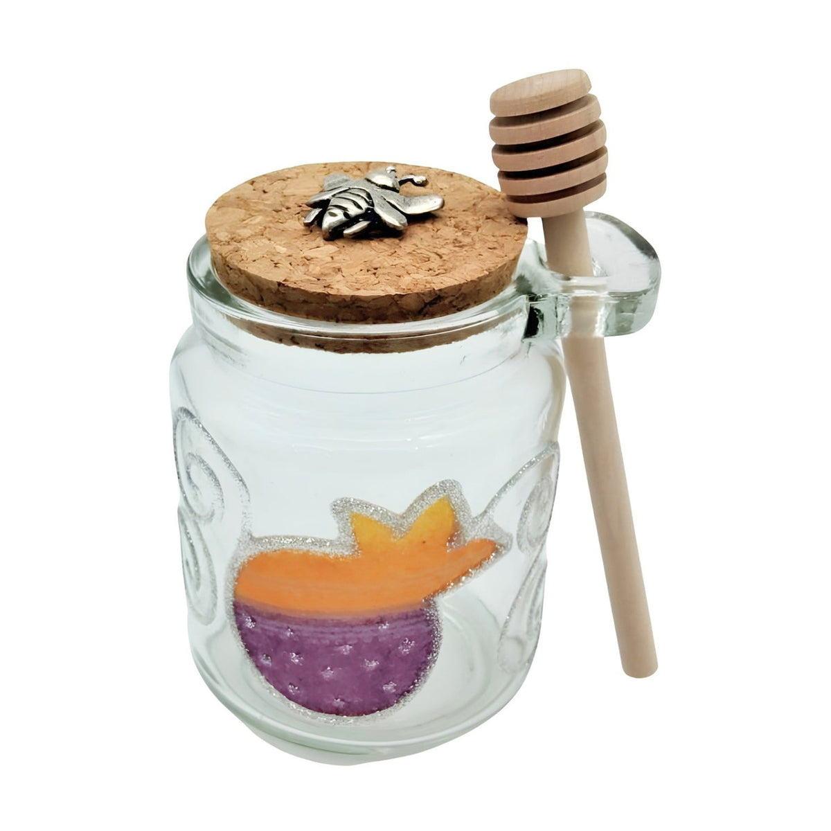 Glass Honey Dish (Handmade)