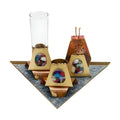 Havdallah Set, Fused Glass