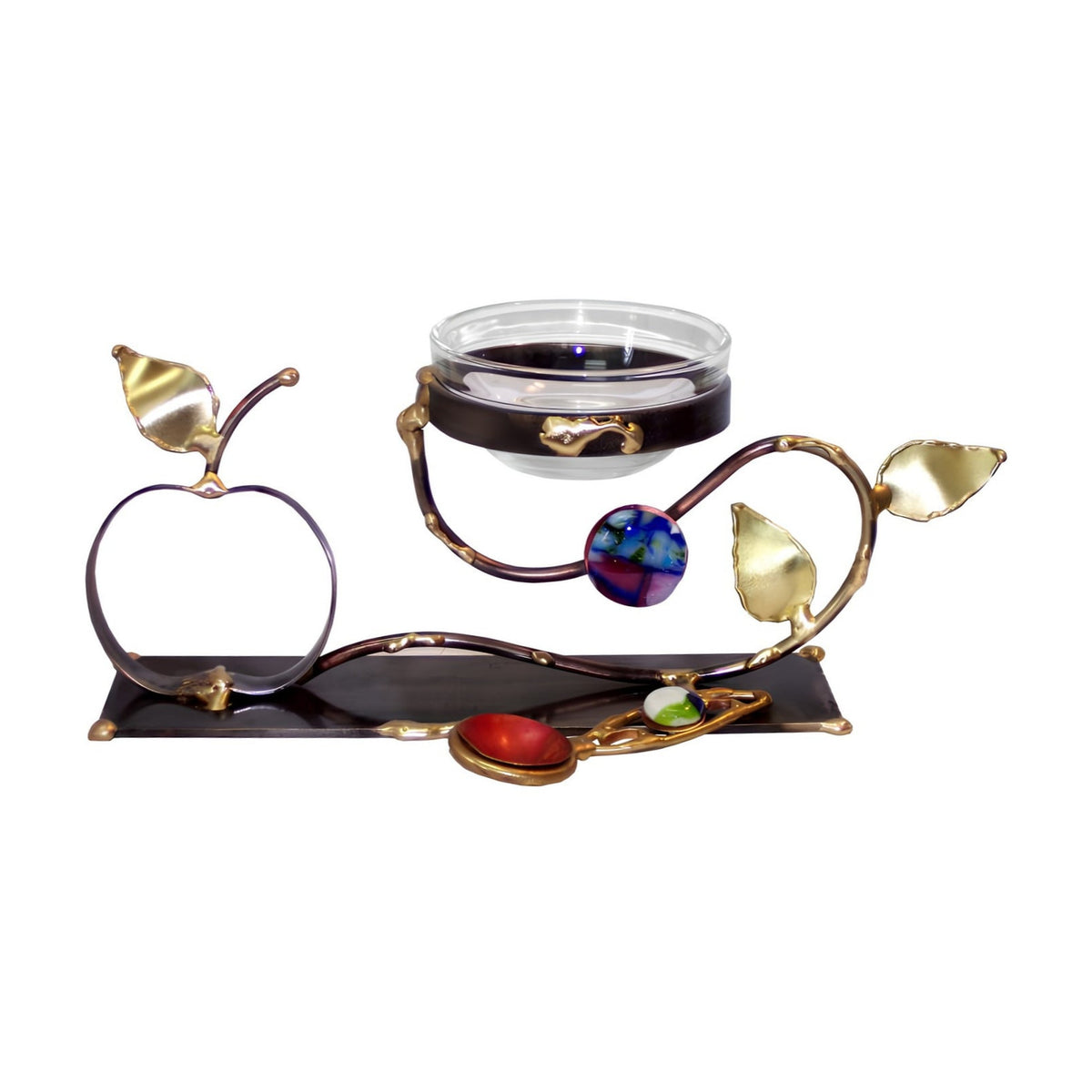 Honey Dish with Spoon
