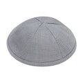 Grey Linen Kippah