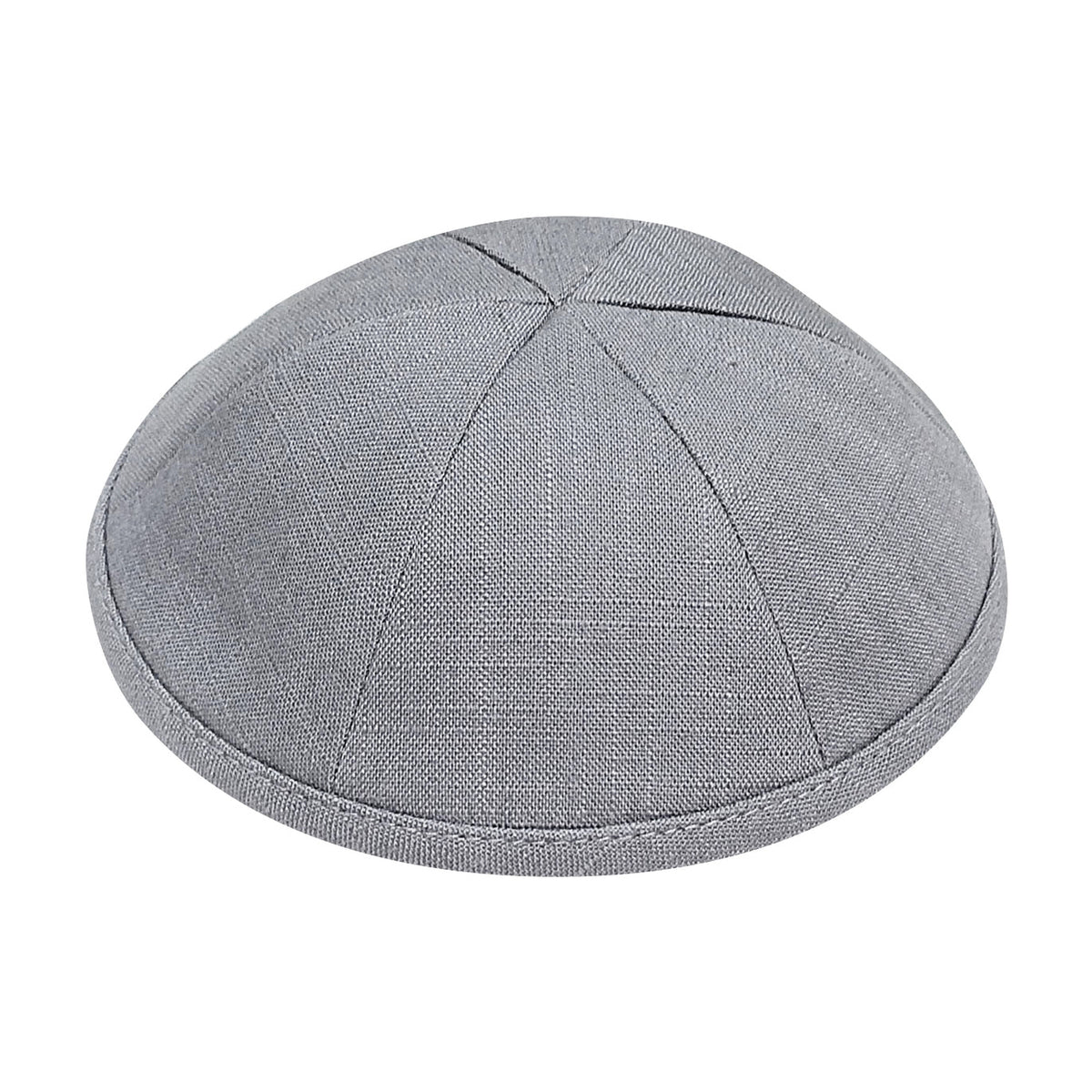 Grey Linen Kippah