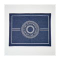 Navy & Silver Embroidered Challah Cover