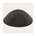 Black Burlap Kippah