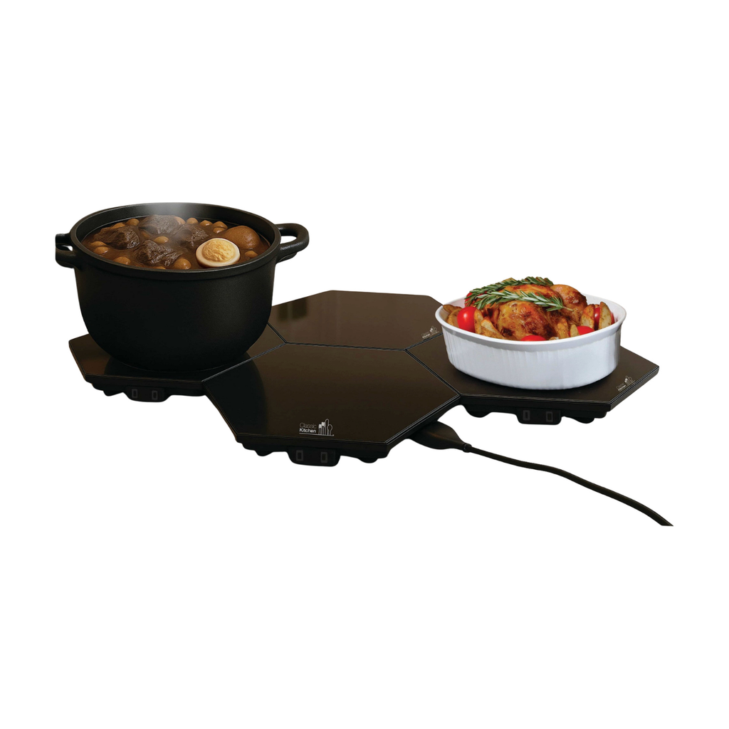 Shabbos·Hot Modular Expandable Warming Tray, Black