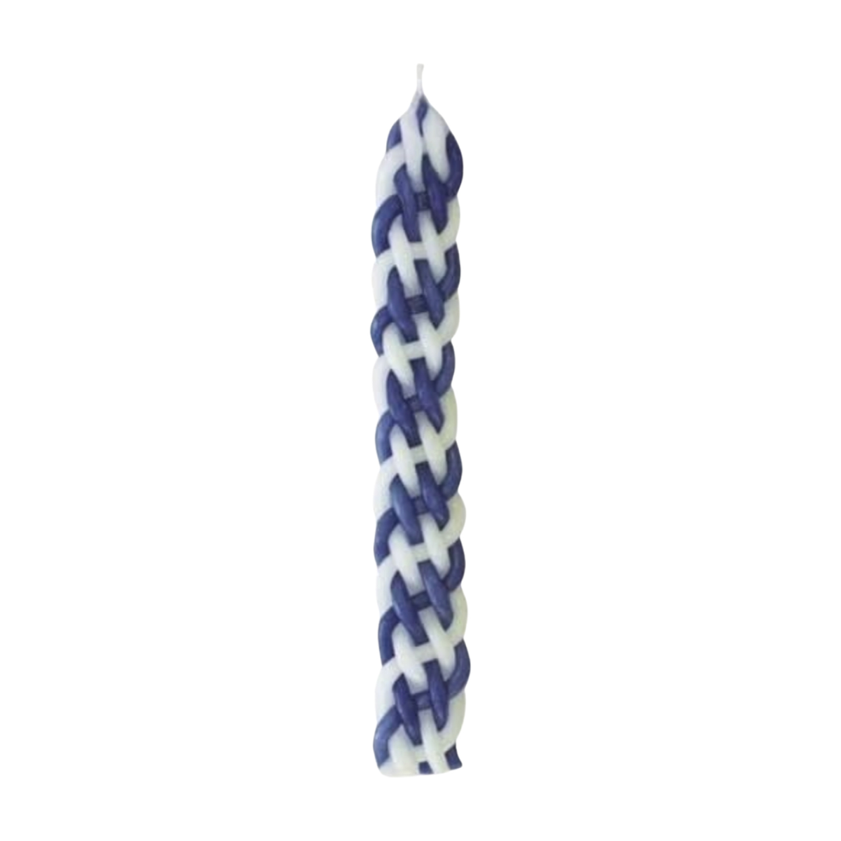 Havdallah Candle, Blue and White
