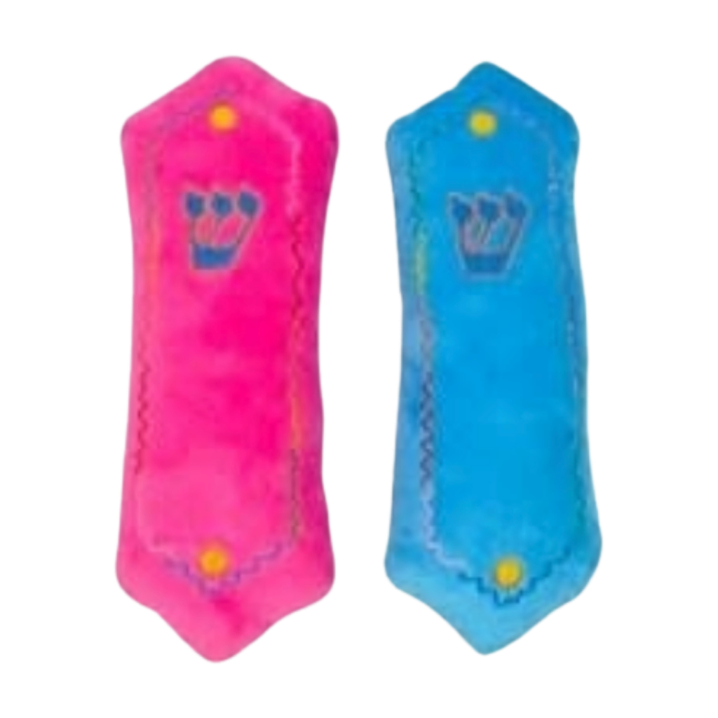 Plush Mezuzah Pink or Blue
