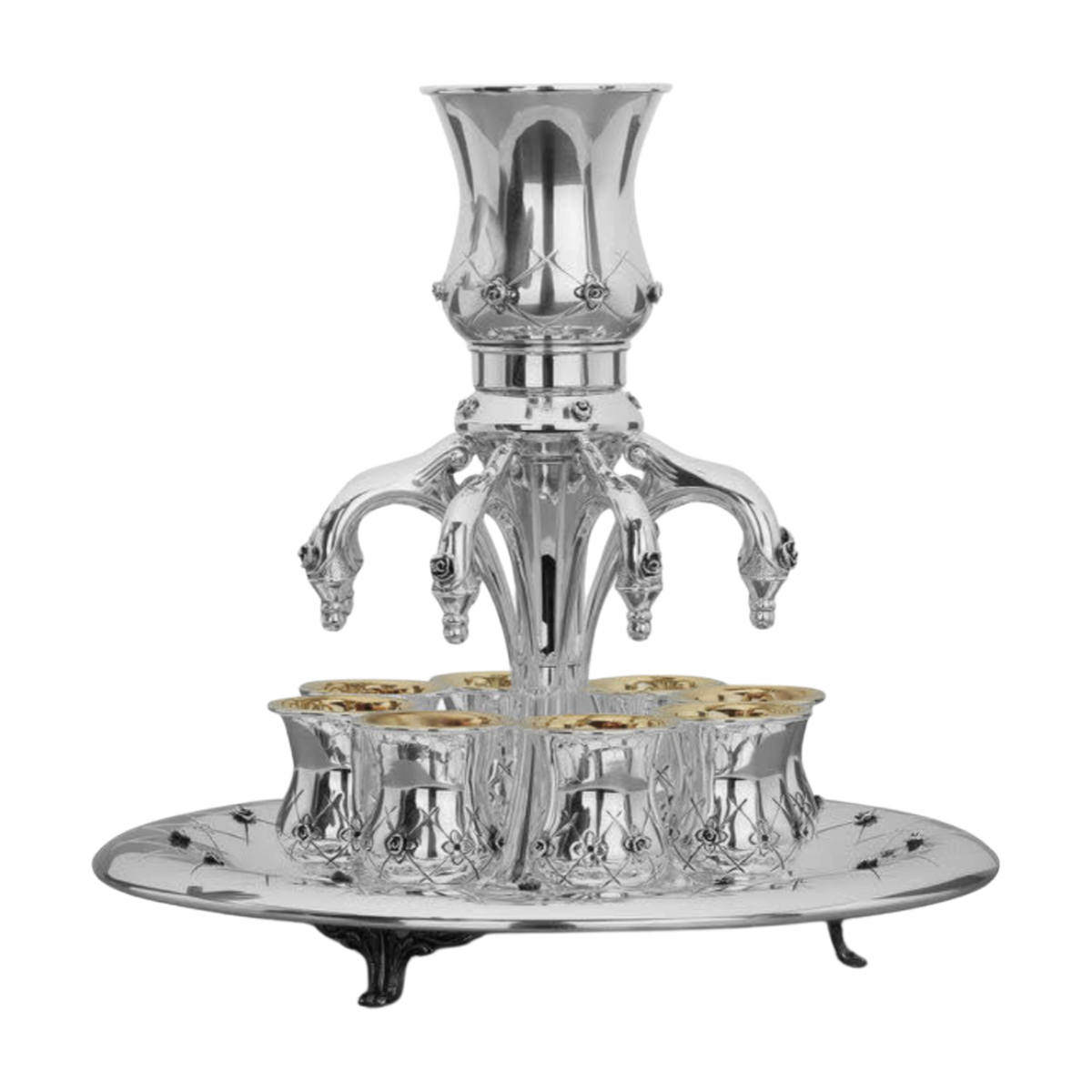 Kiddush Fountain, Sterling Silver