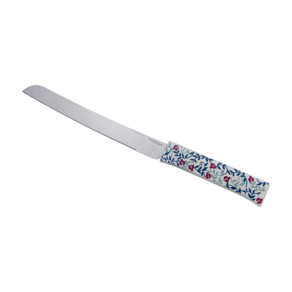 Challah Knife, Glass Handle