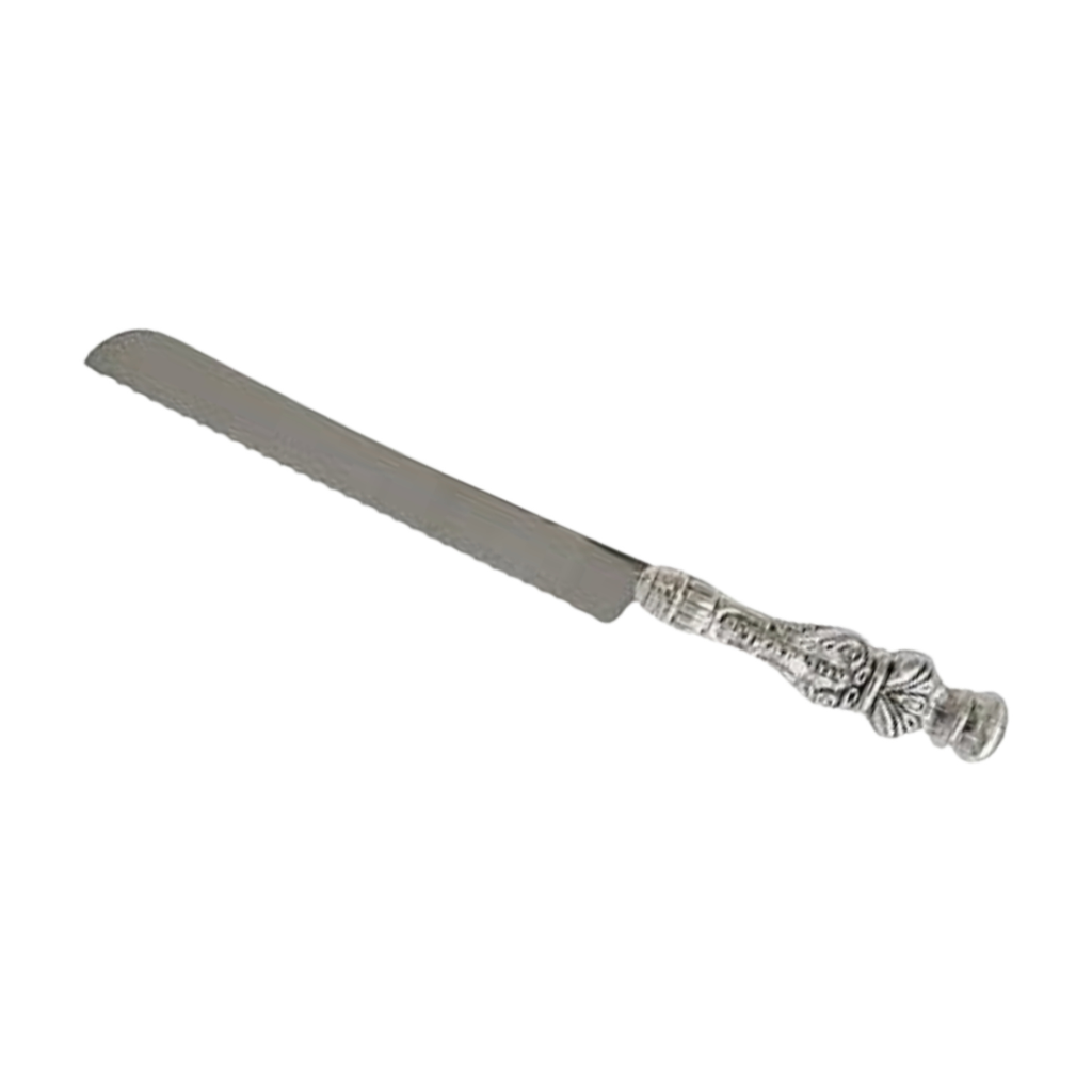 Challah Knife, Silver Handle