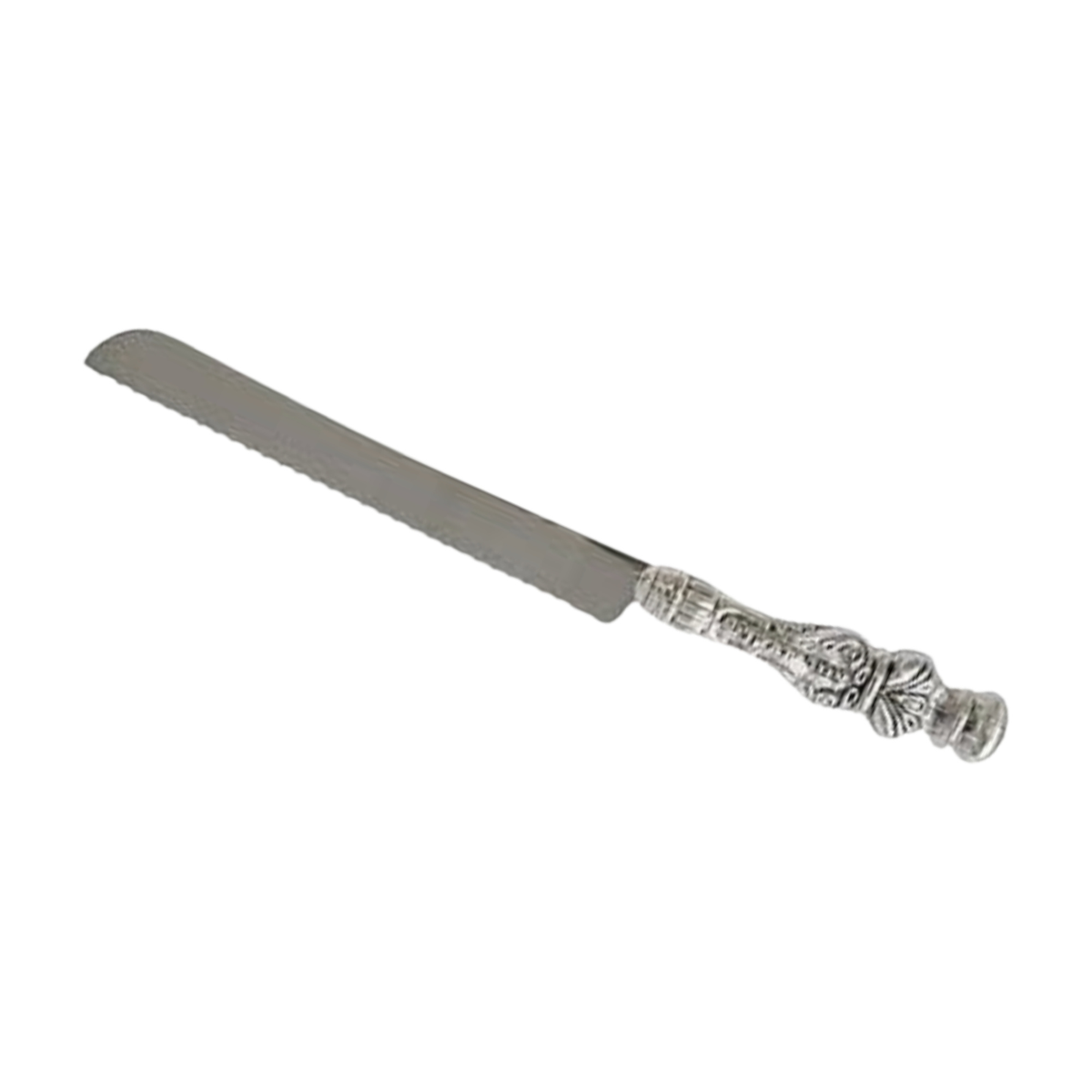 Challah Knife, Silver Handle