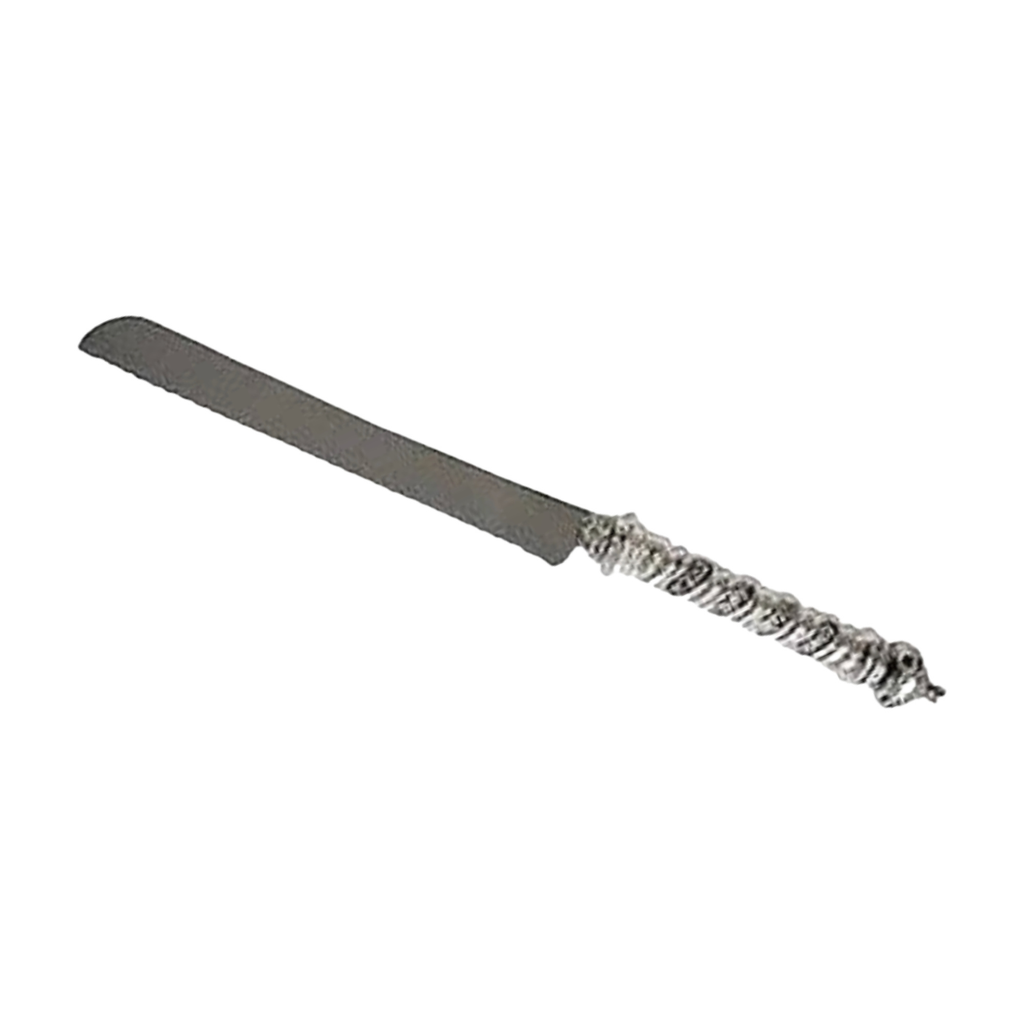 Challah Knife, Silver Handle