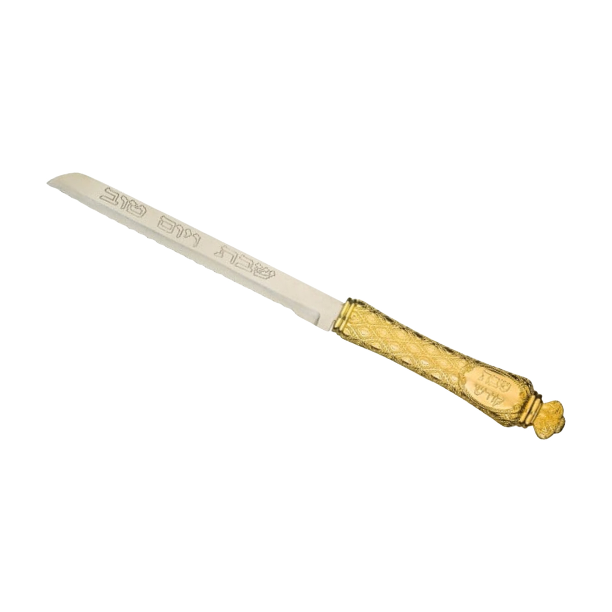 Challah Knife, Gold Effect Handle