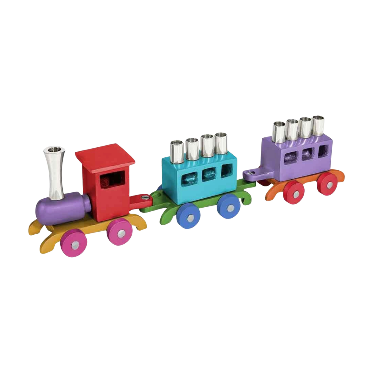 Train Menorah, Multicolour