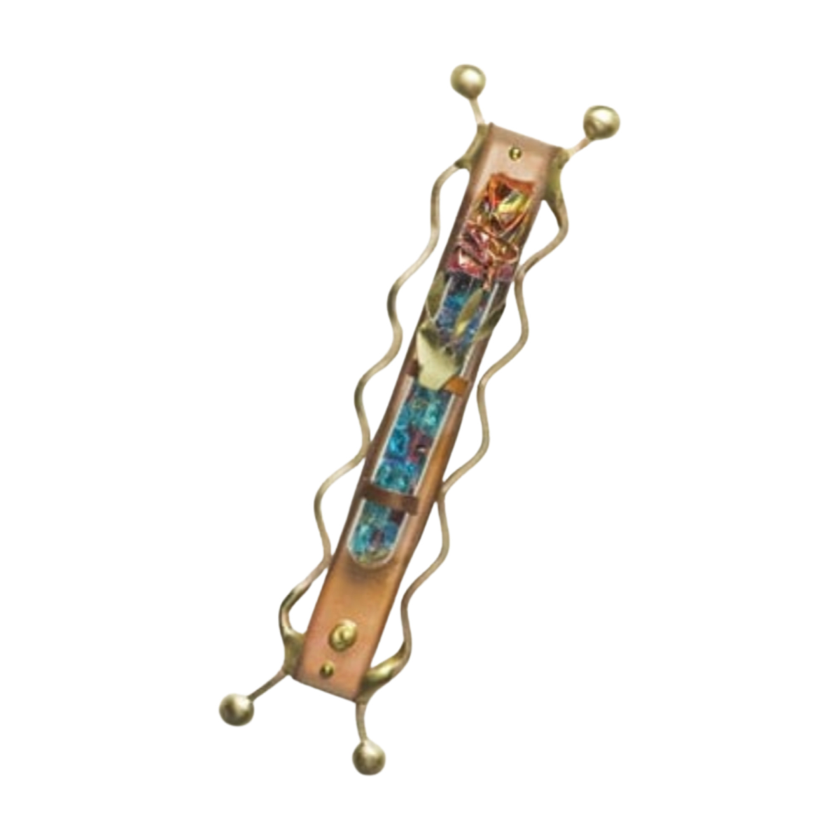 Wedding Glass Mezuzah