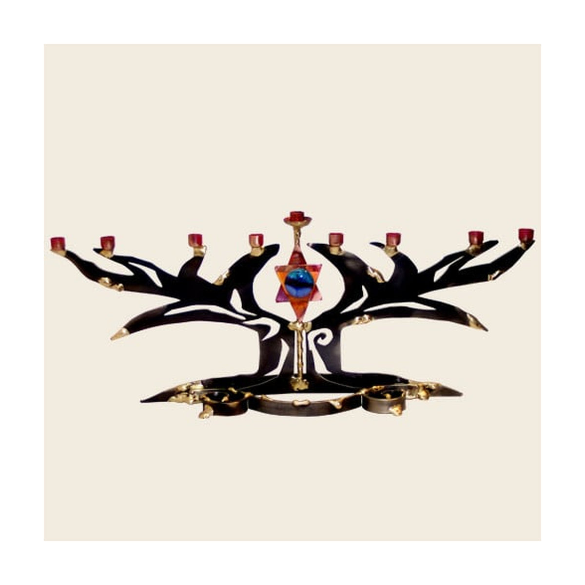 Menorah, Tree of Life, Abstract