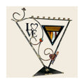 Art Deco Wedding Glass Menorah