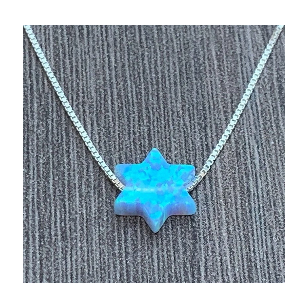 Magen David Opal Necklace