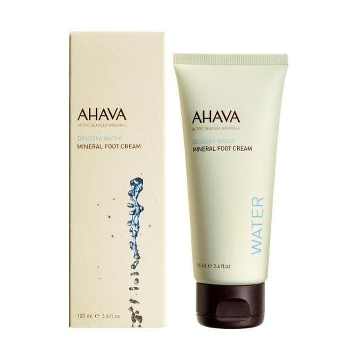 AHAVA Dead Sea Water Mineral Foot Cream, 100mL